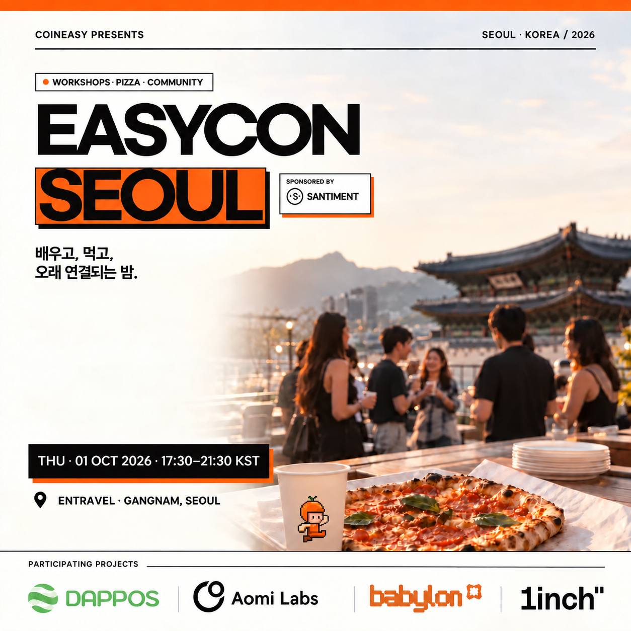 EASYCON SEOUL 🇰🇷: On-Chain + Social Intelligence Workshop & Community Night