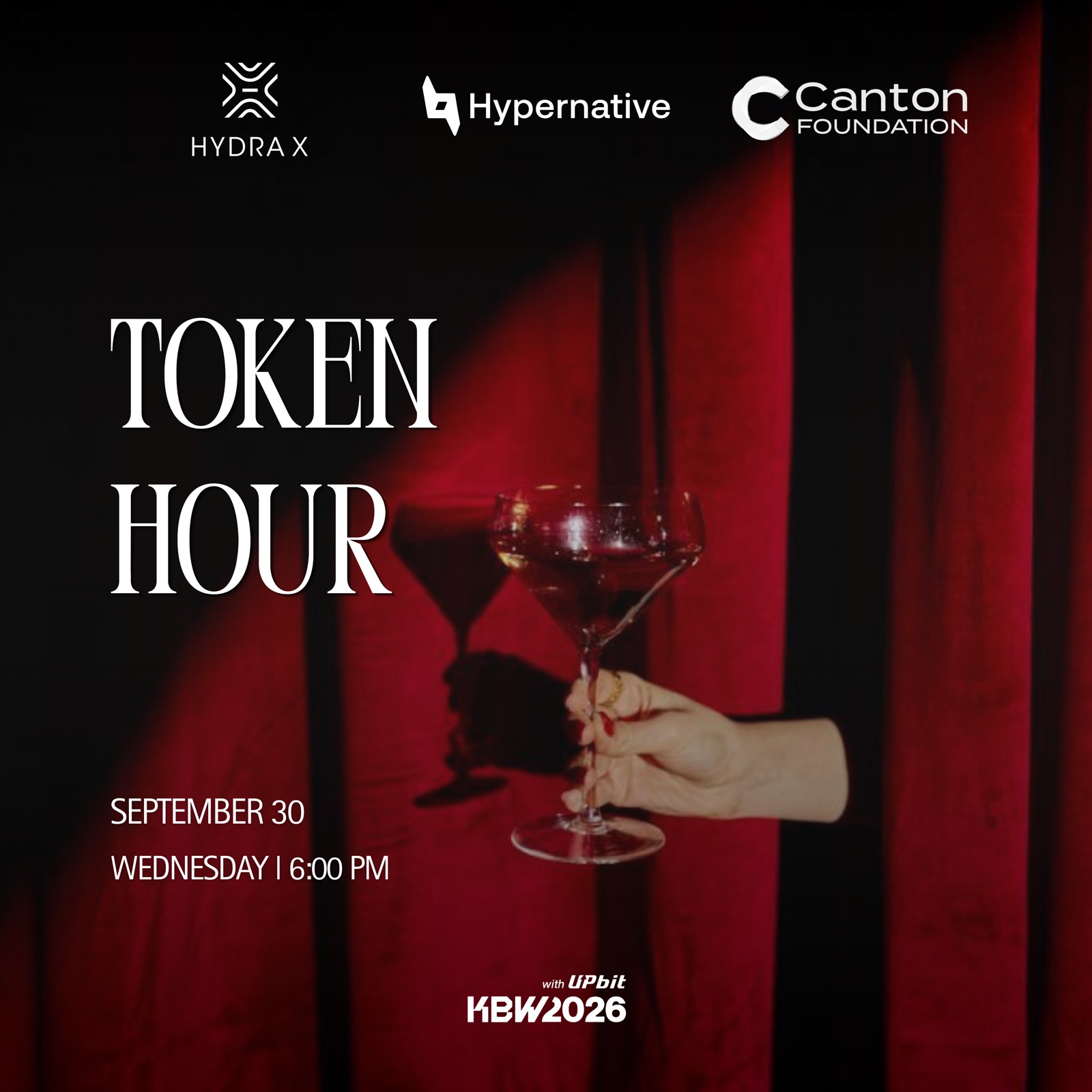 Token Hour at KBW, by Hydra X, Hypernative and Canton Foundation