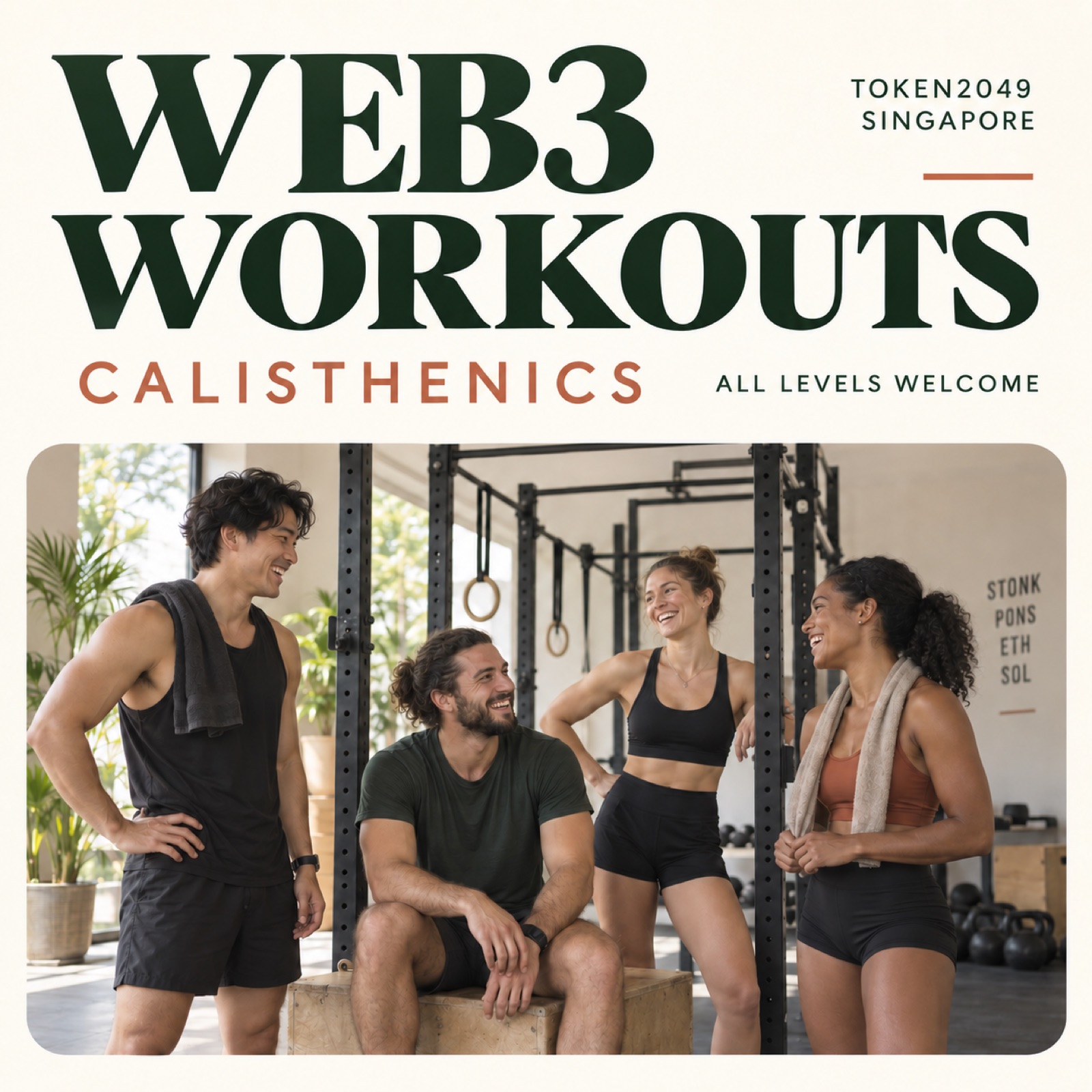 Web3 Workouts: Calisthenics w Caliversity @ Token2049 Singapore