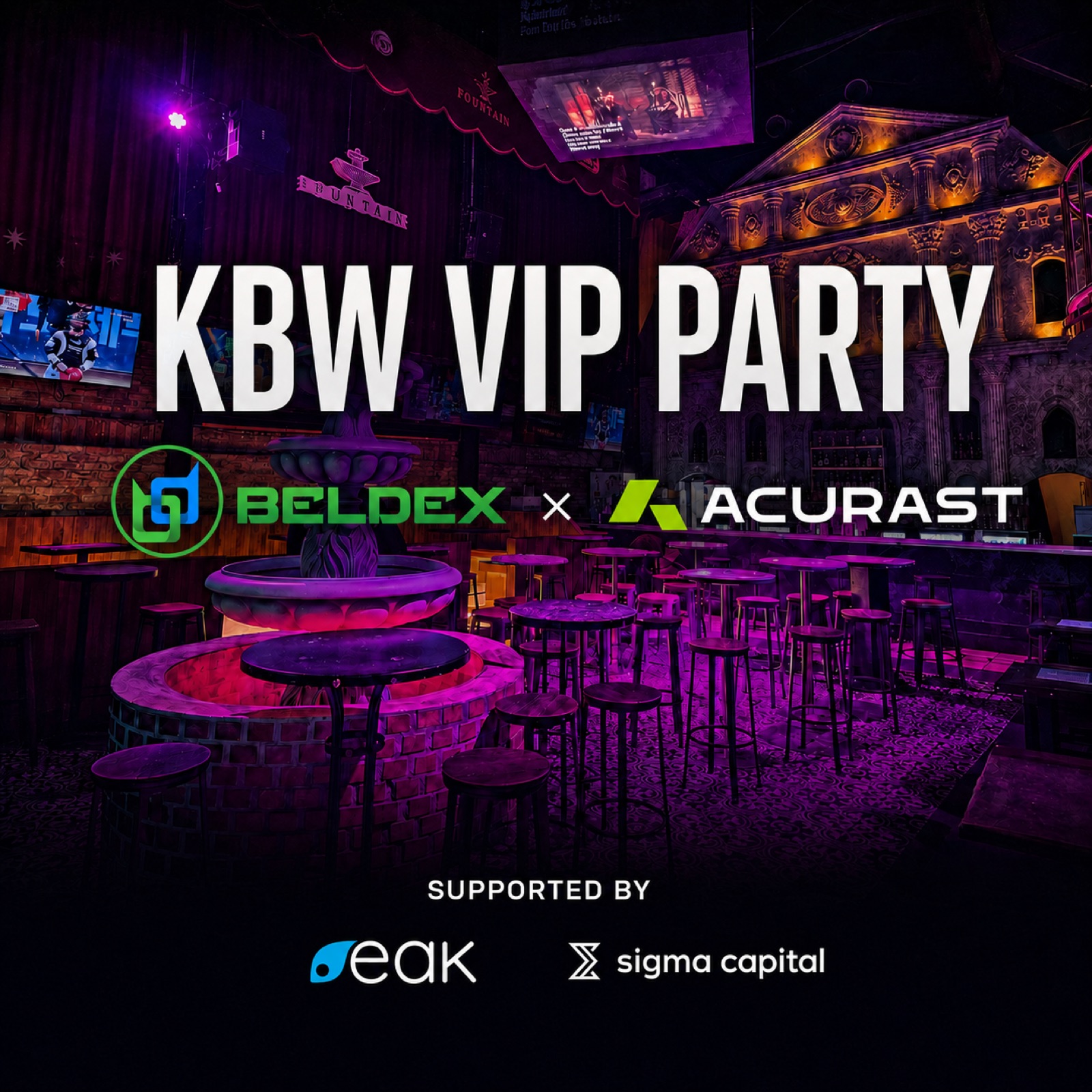 KBW VIP Party: Beldex x Acurast