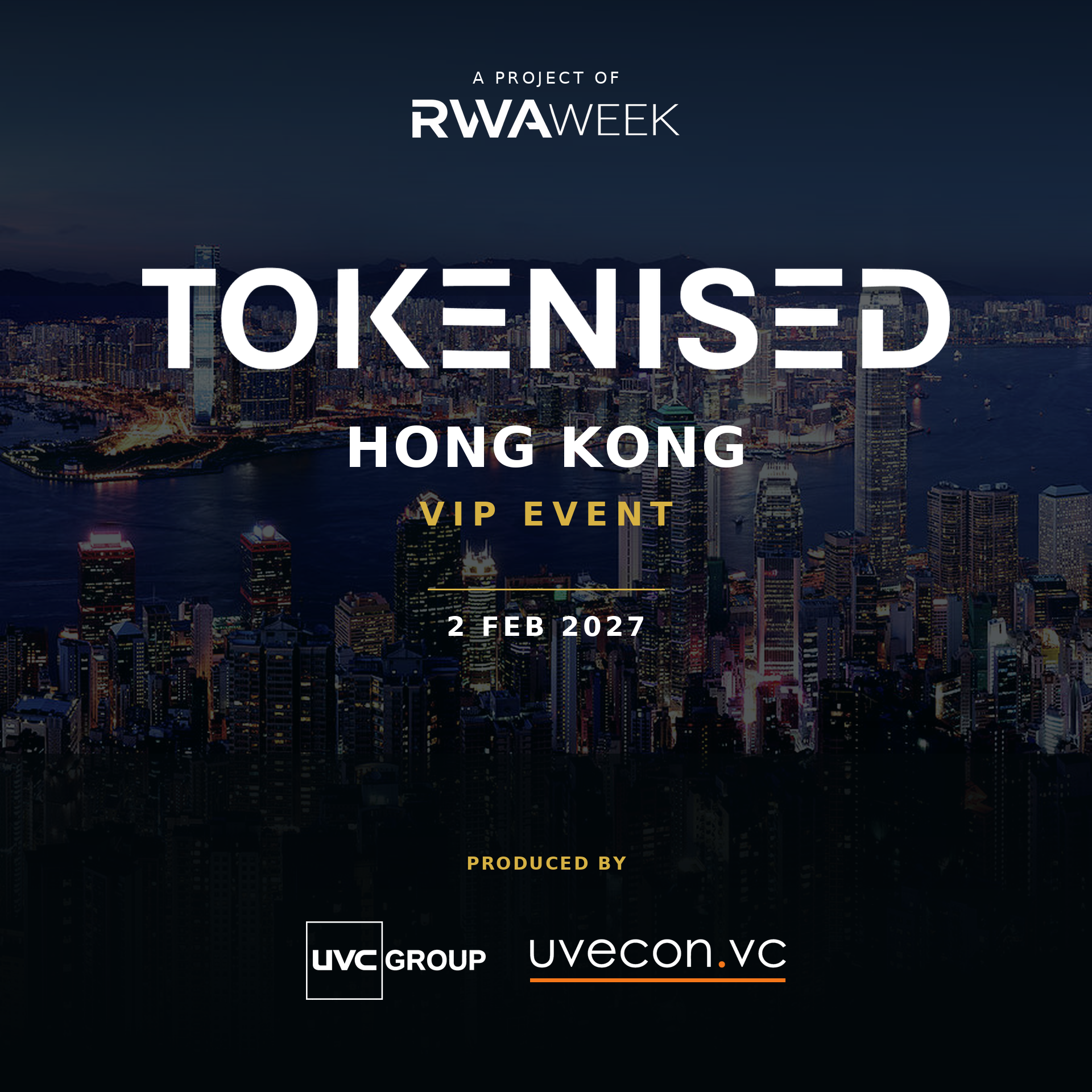 TOKENISED HONG KONG VIP EVENT