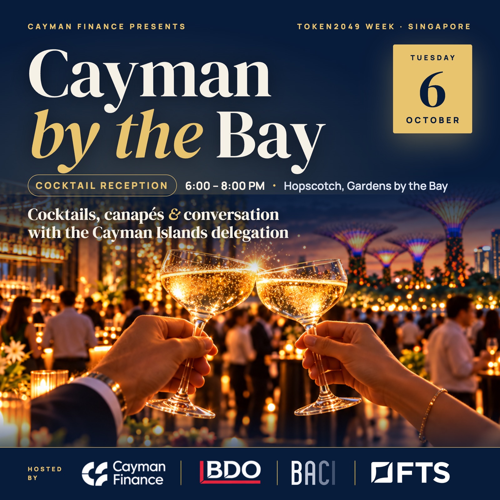 🇰🇾 Cayman by the Bay: TOKEN2049 Cocktail Reception🍸