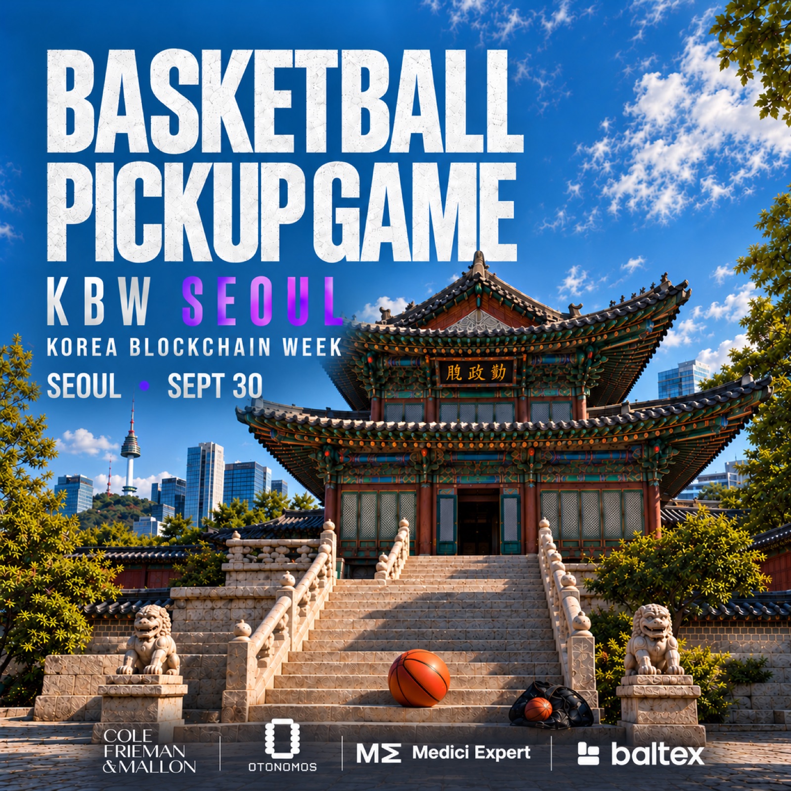 🏀 Basketball Pick Up Game @ KBW Seoul 🇰🇷