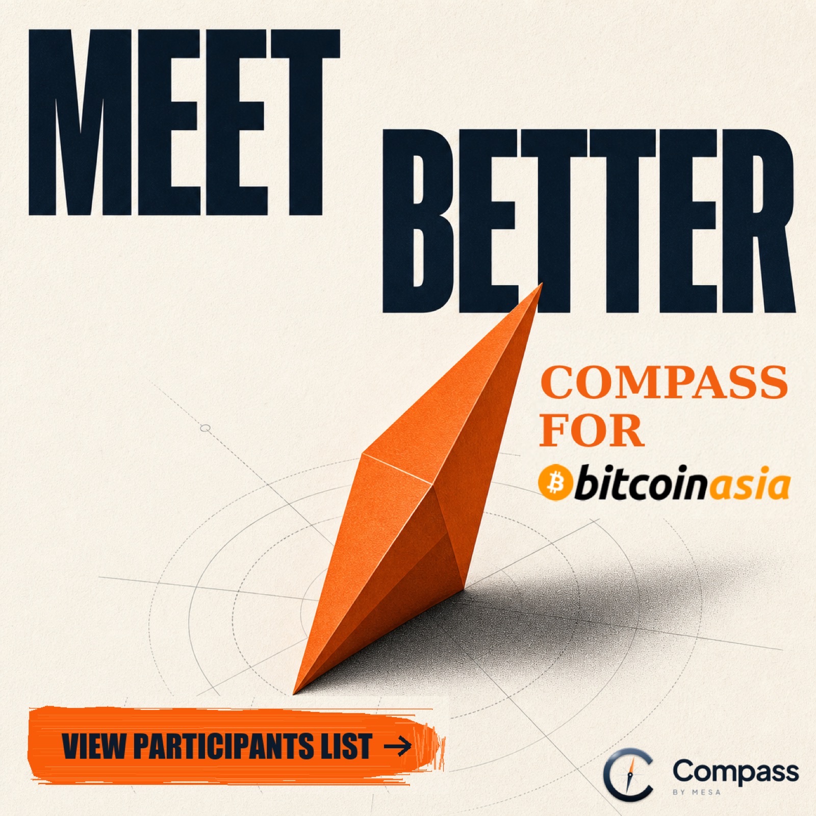 Compass for Bitcoin Asia 2026 Companies & Participant List | Meet Better @ Hong Kong